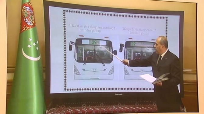 투르크메니스탄 정부가 새 시내 셔틀 버스로 현대자동차의 신형 슈퍼 에어로 시티 버스를 구매하기로 결정한 것으로 알려졌다.