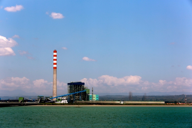 한국중부발전이 운영하는 인도네시아 자바섬 서부 찌레본 화력발전소 전경. 사진=한국중부발전  