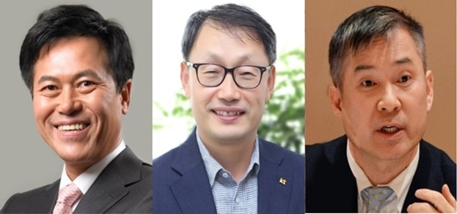 우한폐렴 확산 위험속에서도 이통3사 CEO는 당초 약속된 일정을 소화하기 위해 MWC20에 참가한다. 왼쪽부터 박정호 SKK텔레콤 사장, 구현모 KT사장, 하현회 LG유플러스 부회장. 사잔=각사 