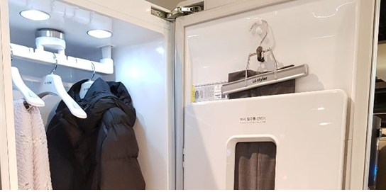 LG전자 트롬 스타일러의 내부 디자인. 사진=LG전자