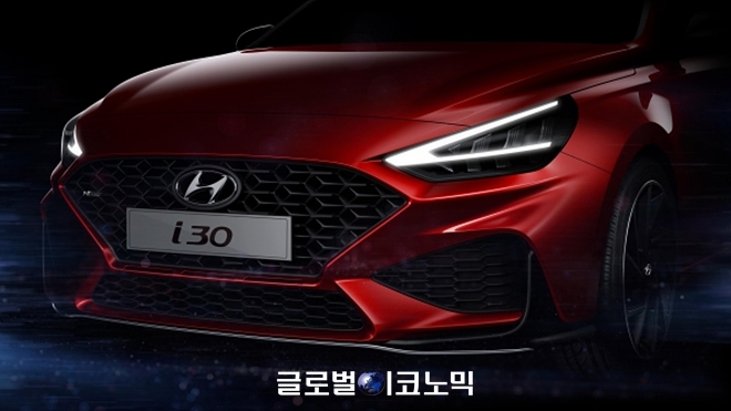 2020 제네바 모터쇼에서 공개될 신형 i30. 사진=현대차