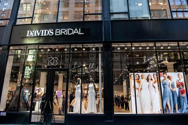 미국 뉴욕의 데이비드 브라이덜 매장. 사진=데이비드 브라이덜