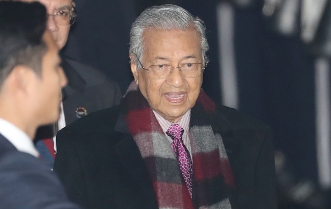 사진은 한·아세안 특별정상회의 참석차 지난해 11월 방한할 당시의 마하티르 말레이시아 총리.