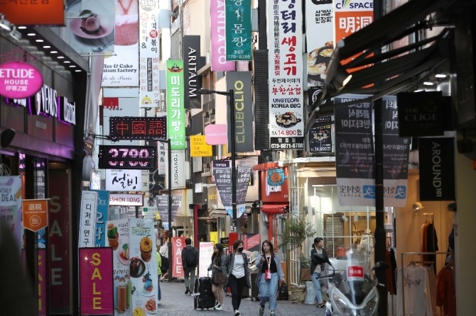 서울 명동 자료사진