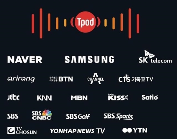 SBS I&M의 티팟 소속 방송사 목록. 출처=SBS I&M