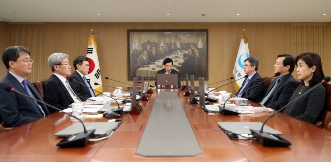 한국은행 금융통화위원회. 사진=한국은행