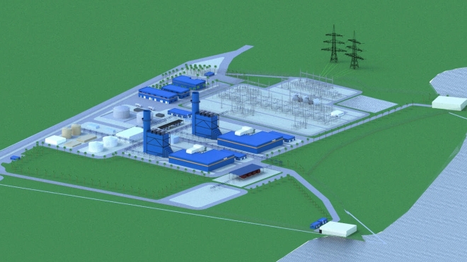 풀라우인다 복합화력발전소 조감도. 사진=포스코건설 