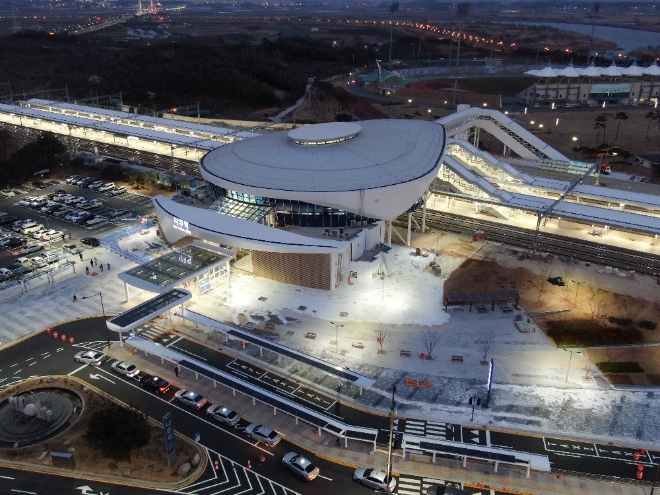 전남 나주혁신도시 나주역사 전경. 사진=한국철도시설공단 