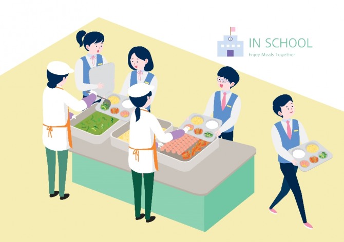 서울시교육청은 개학 이후 학교급식소(식당)에서 학생과 교직원이 함께 모여 식사를 함에 따라 발생하는 접촉 문제를 최소화하기 위해, 학교급식 제공 방안을 배포했다.사진=글로벌이코노믹DB