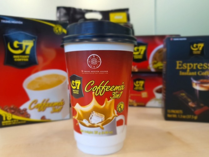 G7 커피 브랜드를 소유한 쭝웬레전드그룹(Trung Nguyen Legend Group)은 주한 베트남 대사관과 함께 코로나19 퇴치에 힘쓰고 있는 대구·경북과 수도권 지역 의료진에게 G7 원컵 커피 2만 잔을 기부한다고 24일 밝혔다. 사진=쭝웬레전드그룹