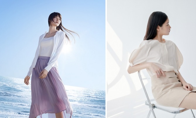 패션업계가 지난해보다 이르게 여름 시즌 상품을 선보이고 있다. 사진=(왼쪽부터) 유니클로, 삼성물산