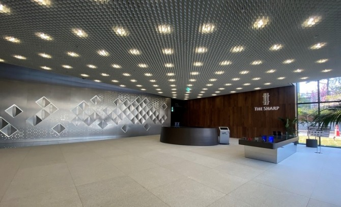 포스코건설 홍보관 '더샵갤러리'의 내부 모습. 사진=포스코건설