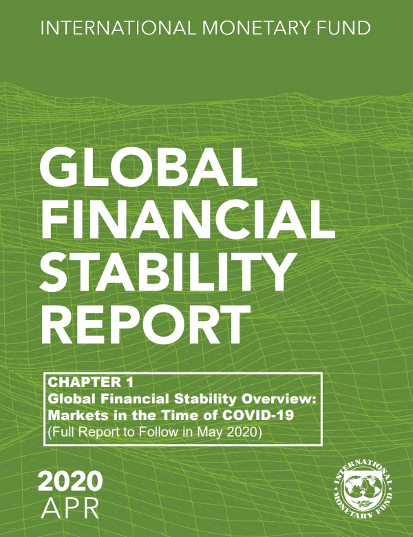 국제통화기금(IMF)이 글로벌 금융 안정 보고서에서 코로나19로 금융시스템이 불안정해지자 각국 중앙은행이 첫번째 방어선을 구축한 것으로 평가하고 있다.  자료=IMF