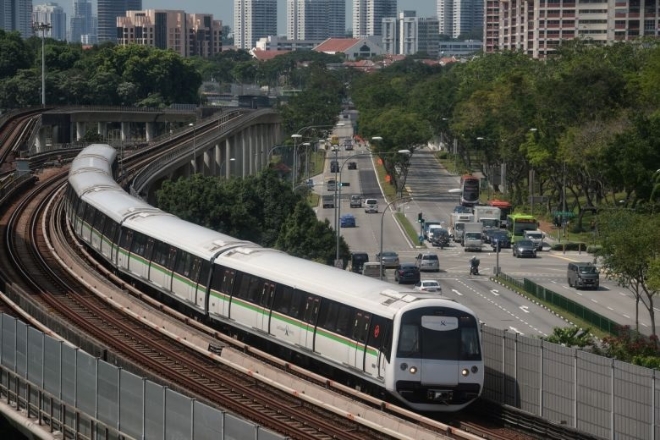 싱가포르 도시철도(MRT) 모습. 사진=싱가포르 뉴스매체 스트레이트타임스(ST) 