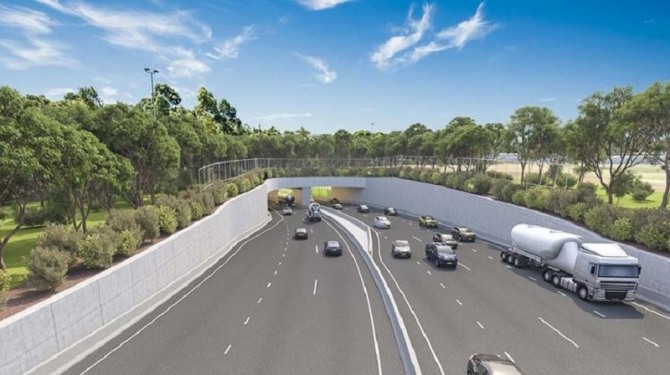삼성물산이 입찰에 참여한 호주 시드니 M6 지하 고속도로의 가상도. 사진=호주 뉴사우스웨일즈(NSW)주 홈페이지