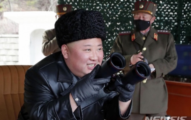 김정은 모습 사진= 뉴시스 