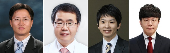 김하일 교수(왼쪽부터), 장학철 교수, 문준호 박사, 김형석 박사. 사진=KAIST
