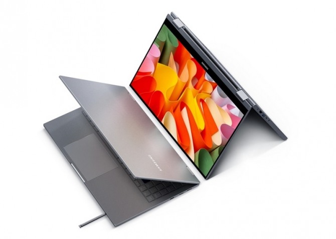 오는 5월 12일 출시되는 삼성전자 프리미엄 노트북 ‘갤럭시북 플렉스 알파(Galaxy Book Flex α)' 제품의 이미지. 사진=삼성전자
