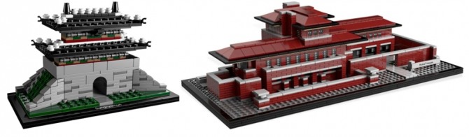 레고 숭례문(왼쪽), 레고 로비하우스 ⓒ Lego