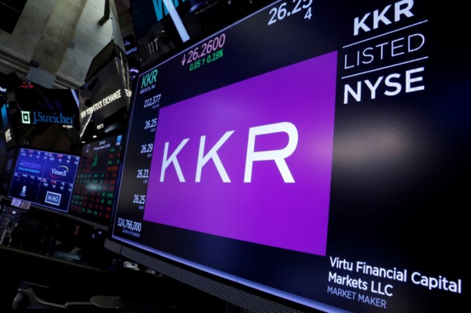 사모펀드 KKR이 1분기 11% 급등한 3억5530만 달러의 순익을 기록했다. 사진=로이터