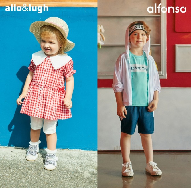 제로투세븐의 패션 브랜드 알로앤루와 알퐁소가 냉감 소재의 여름철 의류를 선보인다. 사진=제로투세븐