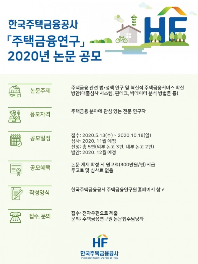 한국주택금융공사가 주택금융 관련 서비스를 확산을 위한 논문을 공모하고 있다. 사진=한국주택금융공사