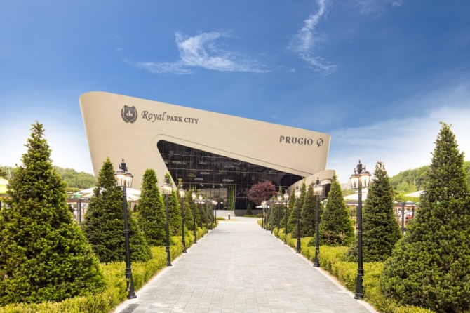 DK도시개발·DK아시아가 5월 29일 분양 예정인 인천 '검암역 로열파크씨티 푸르지오' 단지의 입구 현관 투시도. 사진=DK도시개발·DK아시아