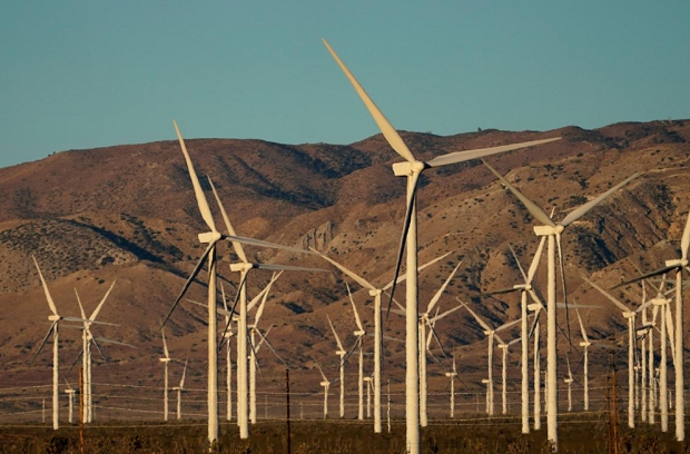 미국 캘리포니아주 모하베에 있는 풍력발전. 사진=로이터