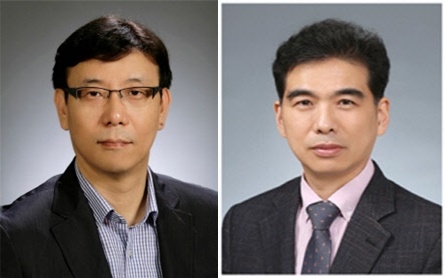곽순종 KIST 광전하이브리드연구센터 박사(왼쪽), 조성민 효성화학 폴리케톤사업단장.