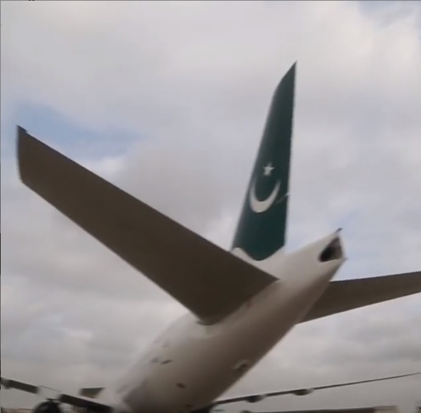 파키스탄항공 여객기 관련 이미지. 사진=파키스탄항공 SNS 갈무리