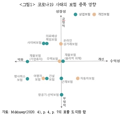 코로나19 여파로 손해보험회사가 위기에 직면한 가운데 미래의 리스크에 대비한 전략을 세울 필요가 있다는 제언이 나왔다. 자료=보험연구원