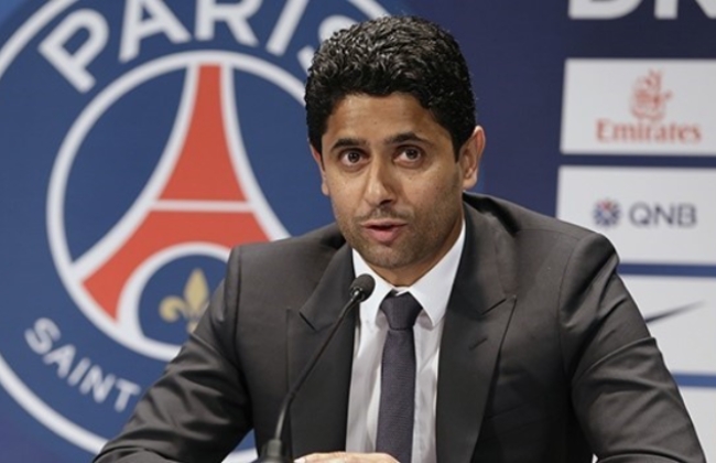 선수들의 급여삭감 불응에 분노를 표명한 파리 생제르맹(PSG) 나세르 알 켈라이피 회장.