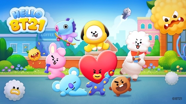 라인스튜디오의 헬로 BT21 이미지. 사진=라인스튜디오