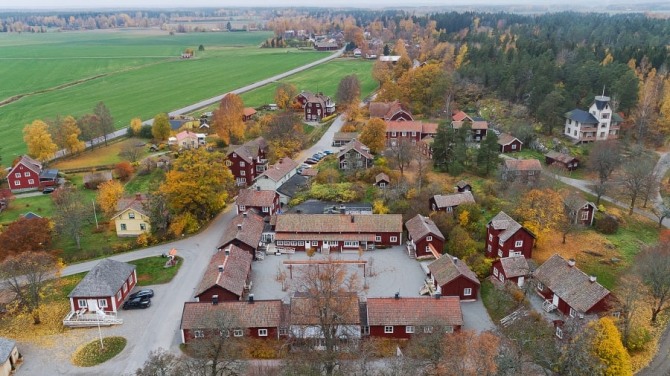 매물로 나온 스웨덴 사트라 부룬 마을의 전경. 사진=크리스티 인터내셔널 리얼 에스테이트