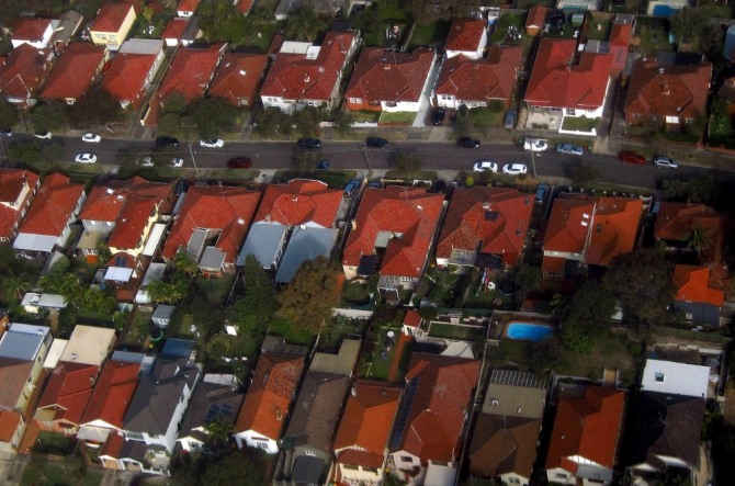 호주의 집값이 2개월 연속 하라하는 등 이상 조짐을 보이고 있다. 사진=로이터