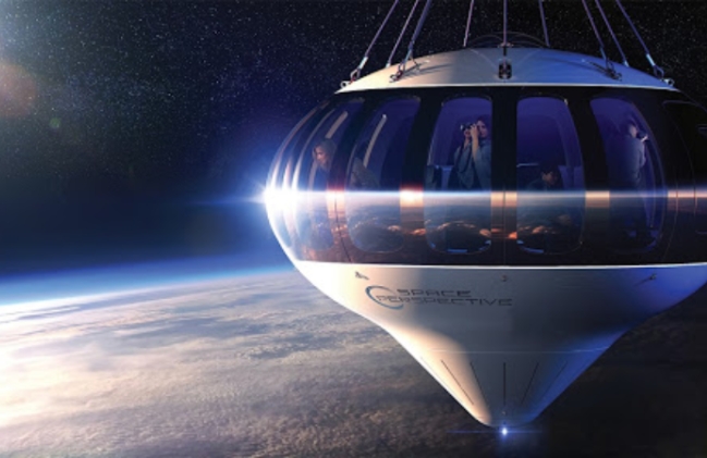 사진은 미국의 여행 스타트업 스페이스 퍼스펙티브(Space Perspective)가 개발한 우주 기구‘스페이스 십 넵튠’의 개념도