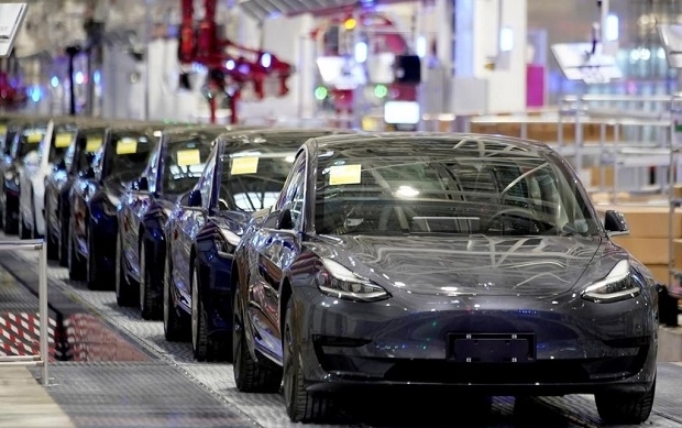 테슬라의 전기자동차들이 생산되고 있다. 사진=글로벌이코노믹DB
