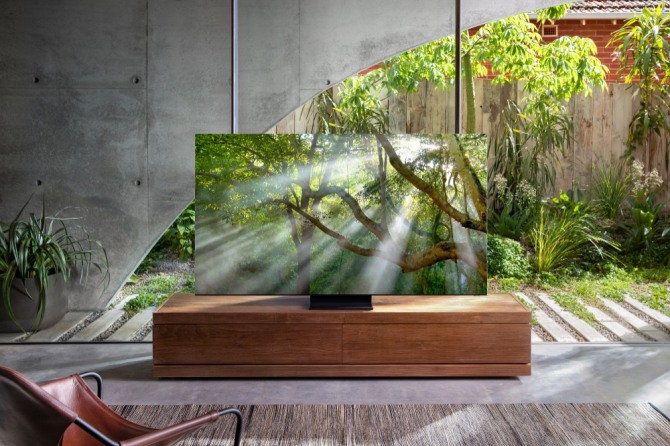 삼성전자 2020년형 QLED 8K TV. 사진=삼성전자 제공