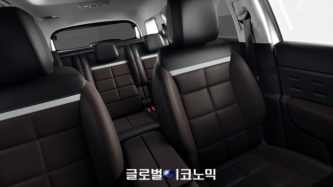 시트로엥 C5 에어크로스 SUV 실내. 사진=DS