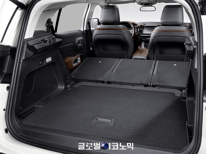 시트로엥 C5 에어크로스 SUV 실내. 사진=DS