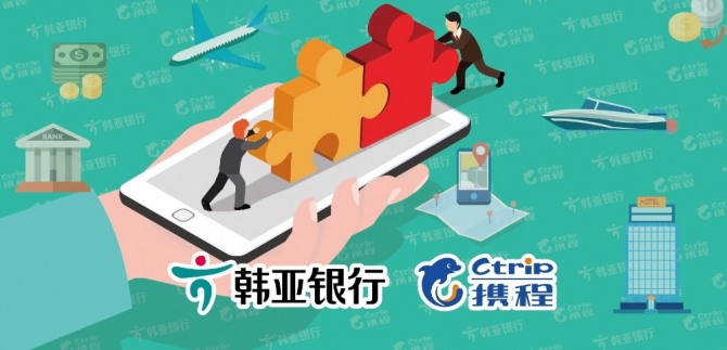 중국하나은행이 중국 온라인여행 플랫폼 씨트립과 제휴해 대출상품을 판매하고 있다. 사진=하나은행