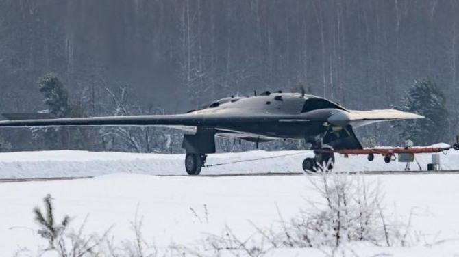 러시아의 6세대 스텔스 무인 전투기 '오호트니크'. 사진=러시아투데이