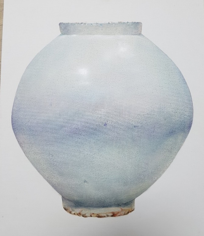 문서진 작 'Mind Vessel', 53.0×45.5cm, mixed media, 2019