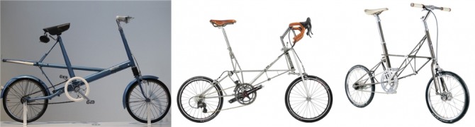 좌로부터 F 프레임, NS 더블 파일론, 얼 그레이 ⓒ Moulton Bicycle Company