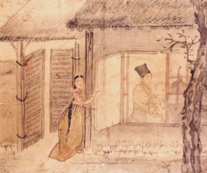 작자 미상 , 19세기, 종이에 담채, 국립중앙박물관