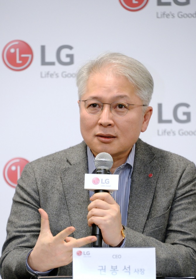 권봉석 LG전자 사장. 사진=LG전자 제공