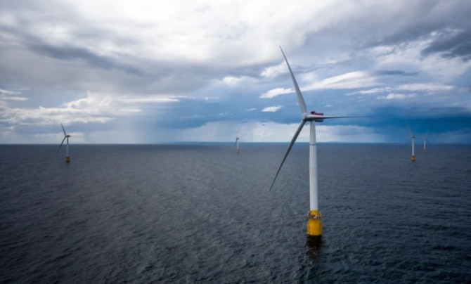노르웨이 국영에너지기업 에퀴노르(Equinor)가 영국 북해에 설치한 부유식 해상풍력발전시설 모습. 사진=offshore magazine 홈페이지