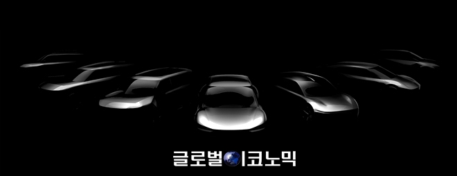 기아차가 오는 2027년까지 출시할 전용 전기차 7개 모델의 스케치 이미지. 사진=기아차