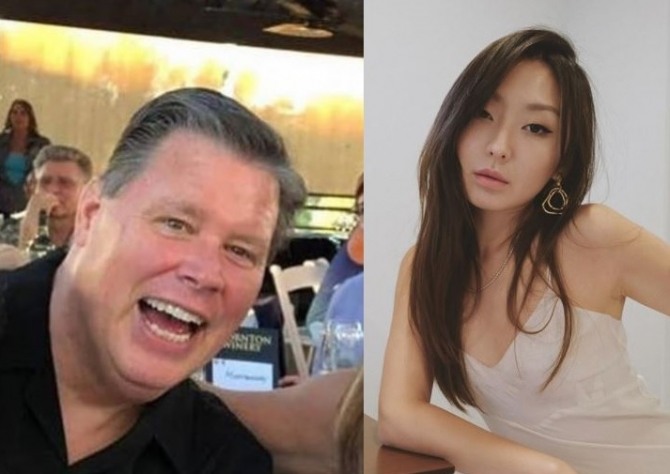 푸르덴셜 재정 고문 제임스 힐브란트는 캘리포니아의 한 식당에서 한국계 미국인 유튜버 소피아 장을 괴롭힌 혐의를 받고 있다. 사진=인스타그램