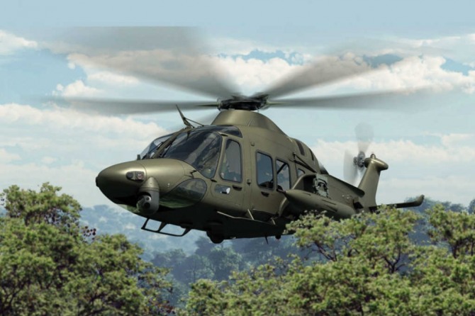 이탈리아 육군이 운용중인 AW-169M 헬기.사진=레오나르도